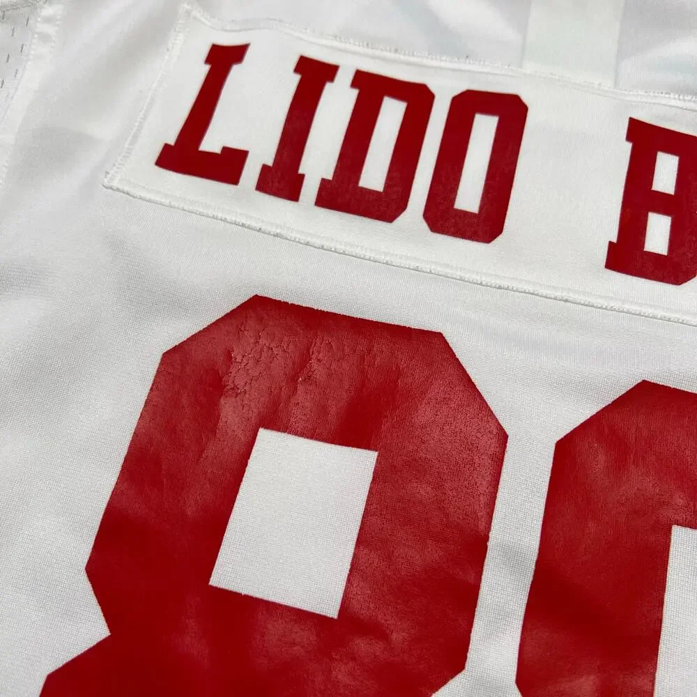 Nike San Francisco‎ 49ers #88 Lido Bay On Field NFL Jersey White XL